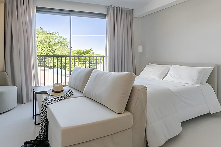 +55 apartamentos completos e recém inaugurados próximo à Lag