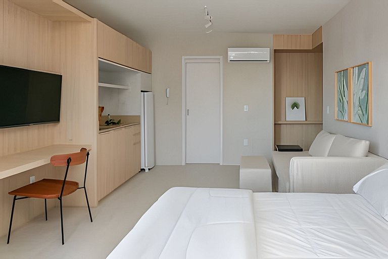 Studio moderno a passos da lagoa da conceição