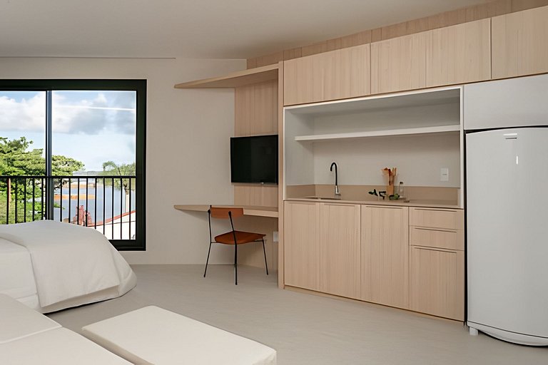 Studio moderno a passos da lagoa da conceição