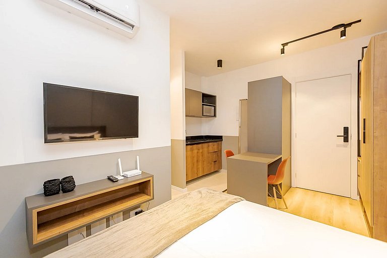 Studio novo próximo ao parque barigui By Housi