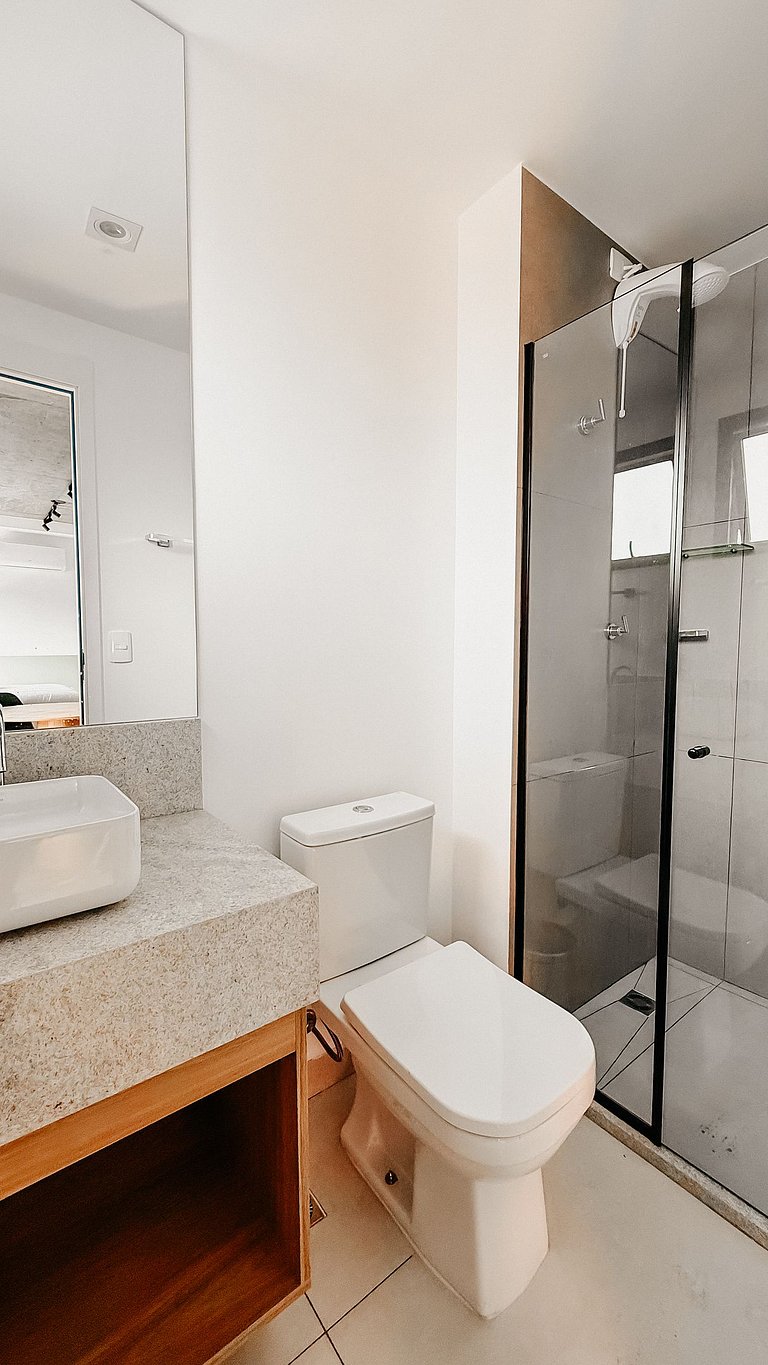 Ap para 3 pessoas novinho, próximo ao mercadão