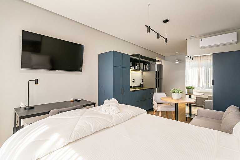 Loft a passos da Vila Germânica c Piscina aquecida