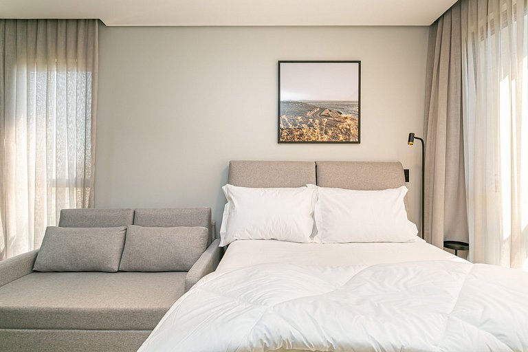 Loft a passos da Vila Germânica c Piscina aquecida
