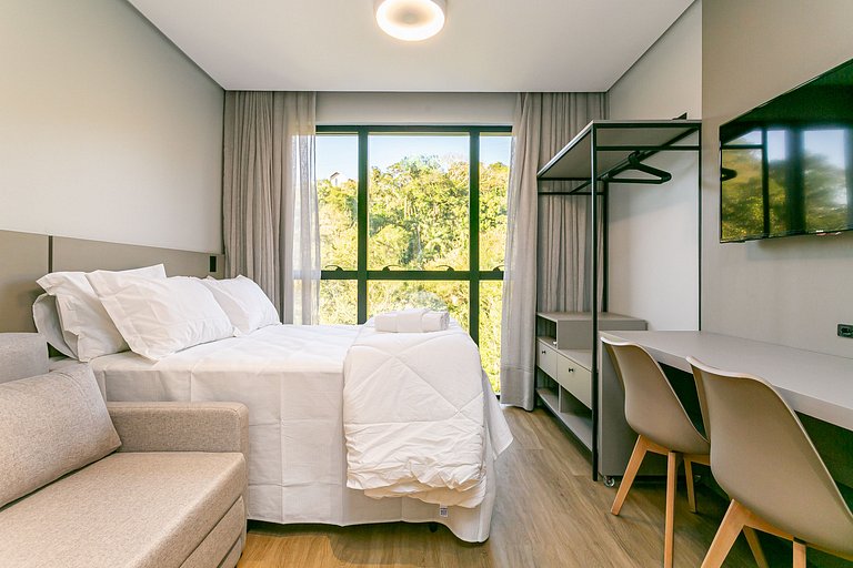 Ap lindo para 4 pessoas ao lado da Vila Germânica