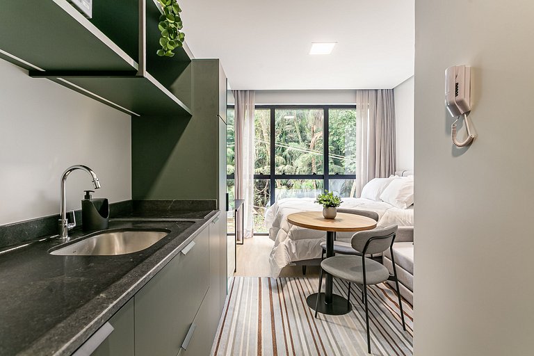 Loft com vista para a natureza 3min Vila Germânica