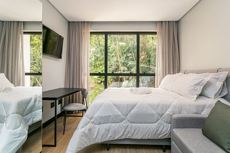 Loft com vista para a natureza 3min Vila Germânica