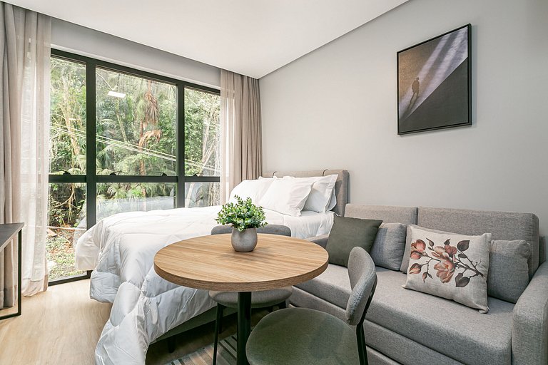 Loft com vista para a natureza 3min Vila Germânica