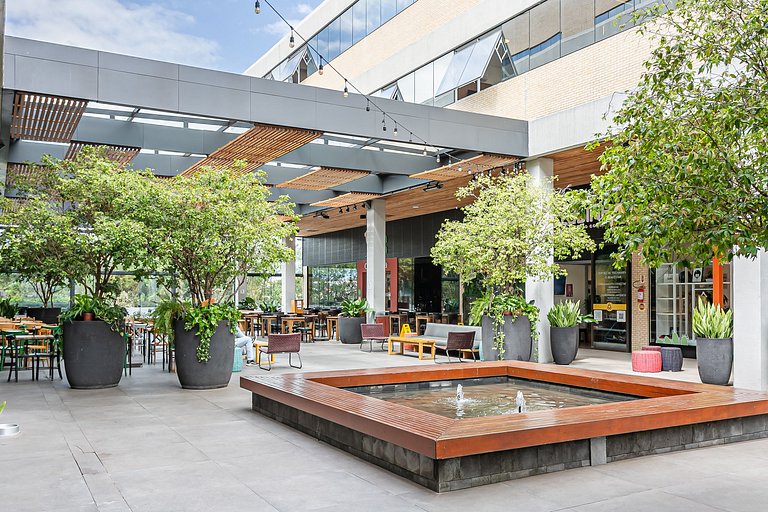 ap novo, a passos da praia, com piscina no terraço