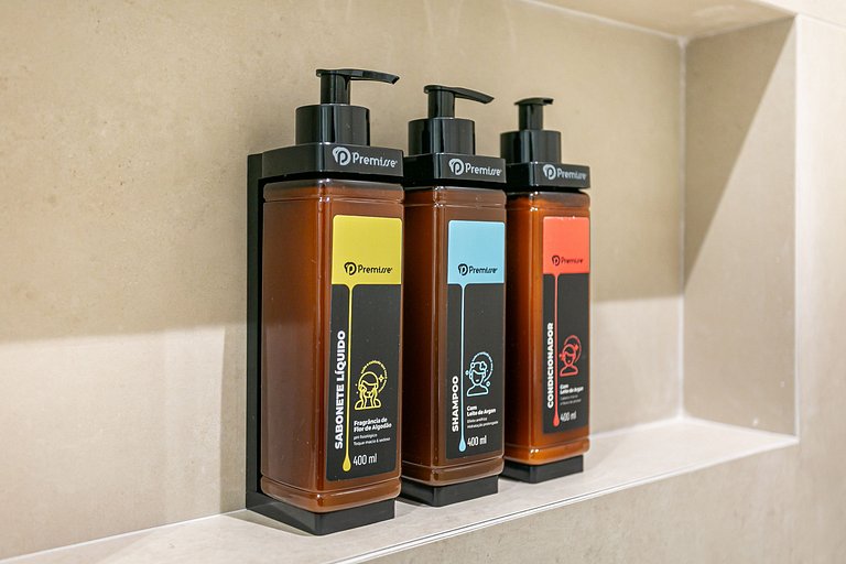 ap novo, a passos da praia, com piscina no terraço