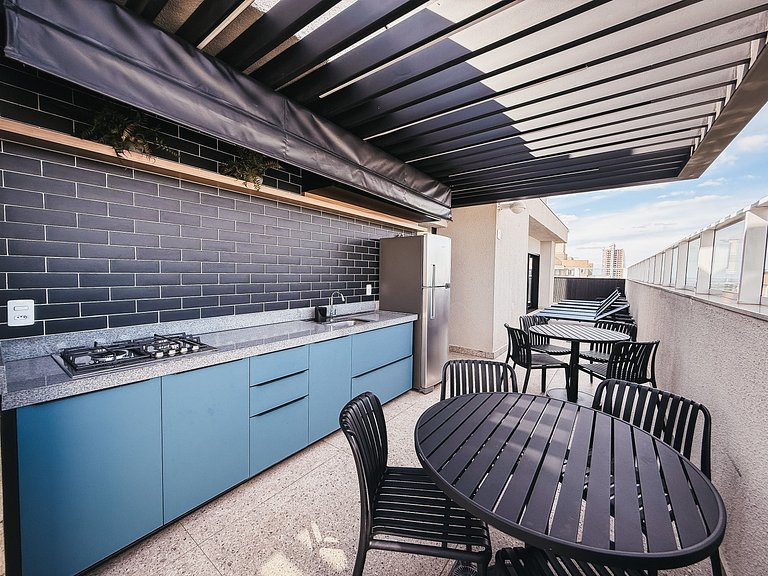 BE Deodoro, prédio novo! completo, com piscina e academia, p