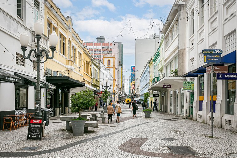 ap com vista livre no coração da cidade