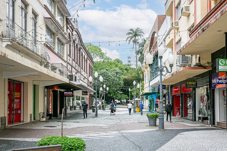 ap com vista livre no coração da cidade