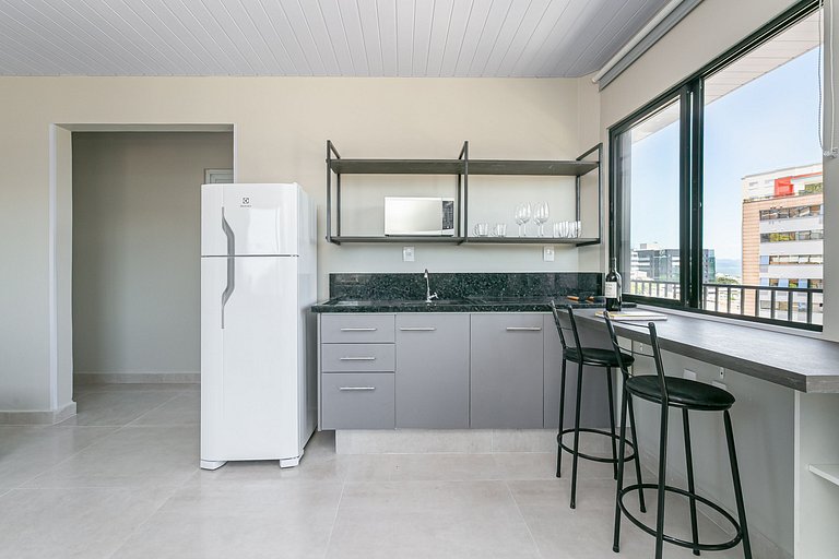 ap com vista livre no coração da cidade