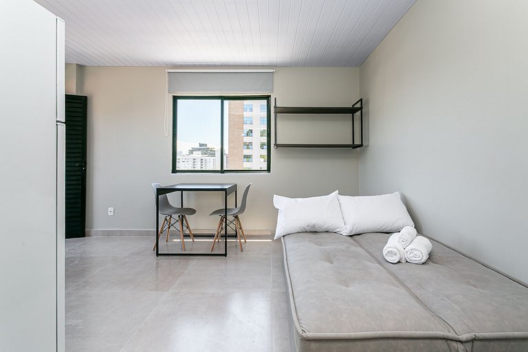 ap com vista livre no coração da cidade